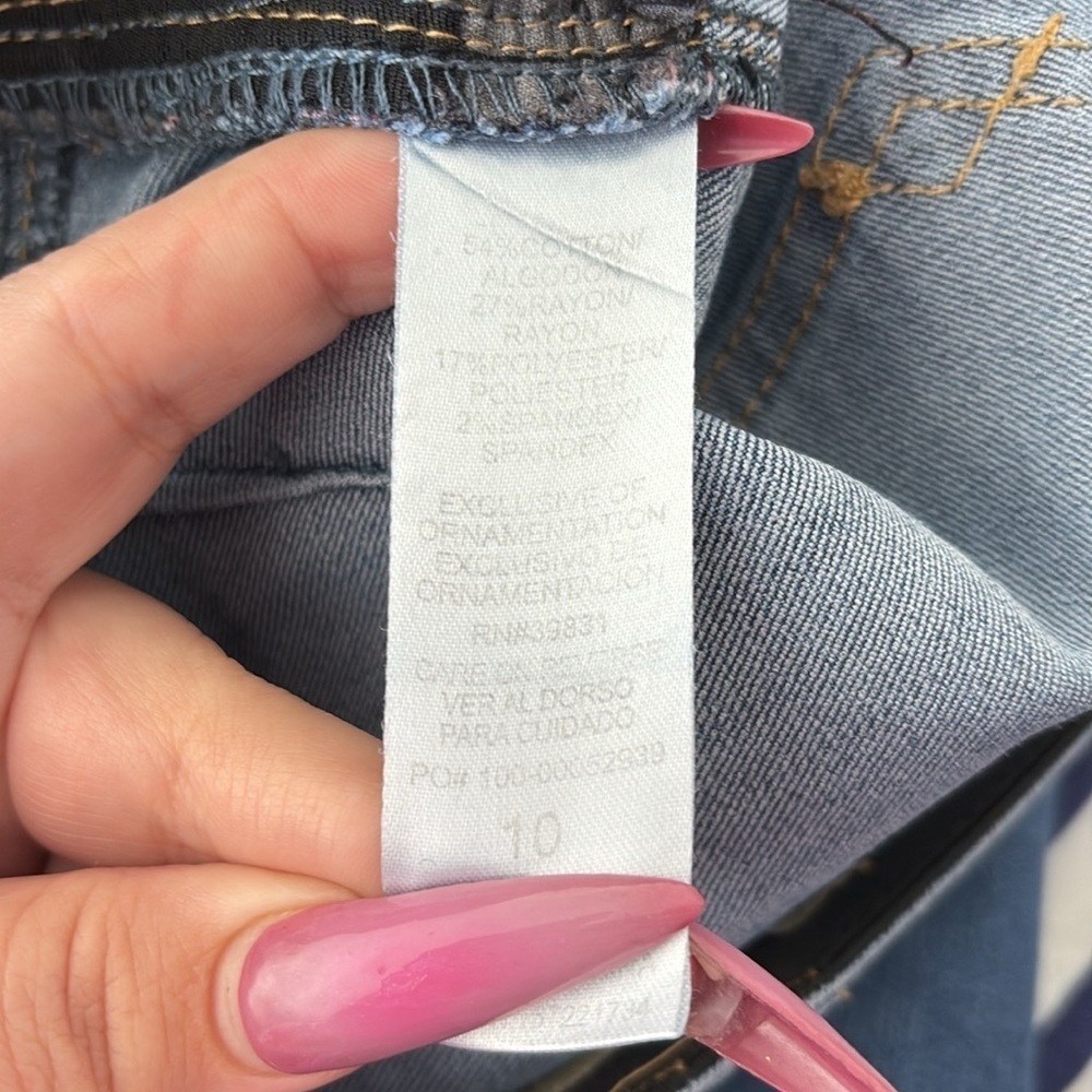 Democracy Ab Solution Blue Jeans Size 10 - Picture 4 of 4